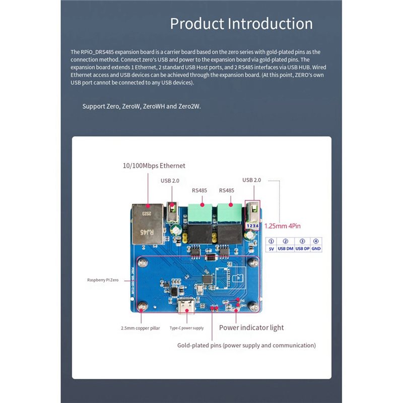 Für Raspberry Pi Rpi0-DRS485 E – Pi Zero W Board Bewertung und Preis