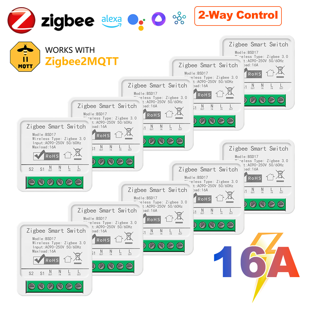 16A ZigBee3.0 Smart Lichtschal – Smart Home Automation Diy Bewertung und Preis