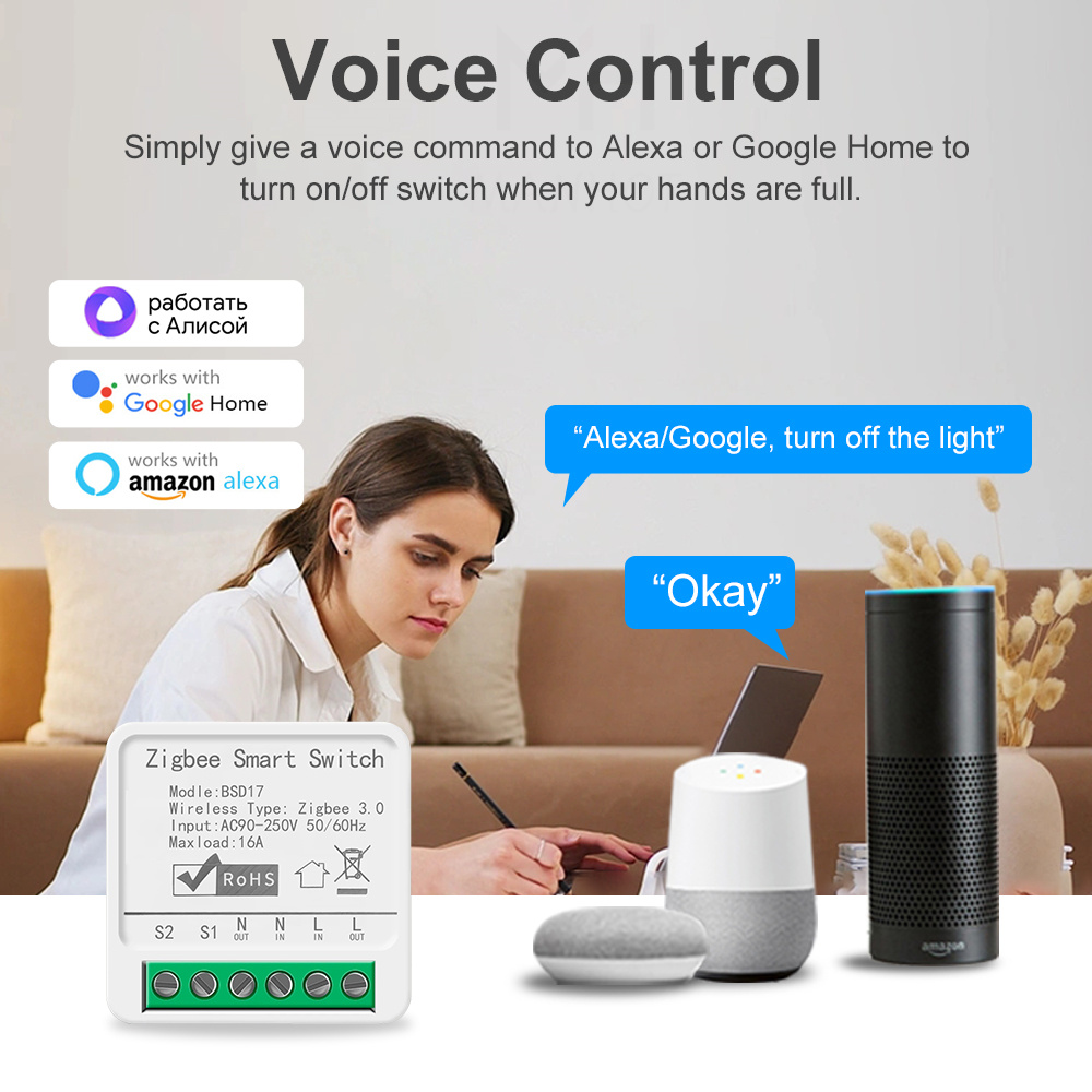 16A ZigBee3.0 Smart Lichtschal – Smart Home Automation Diy Bewertung und Preis