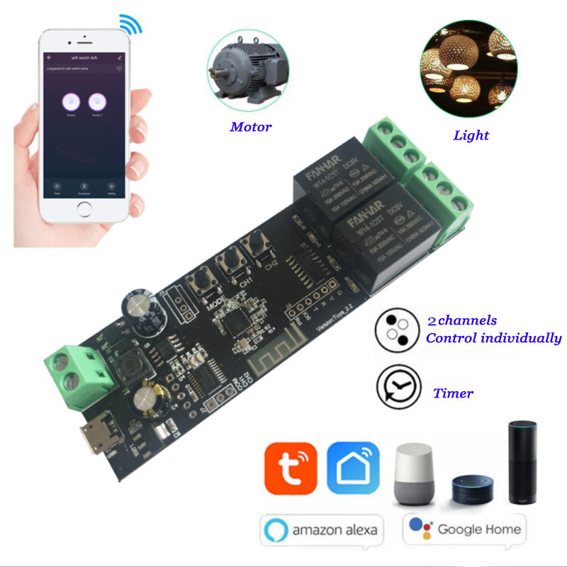2CH Tuya Wifi Smart Control Bo – Smart Home Automation Diy Bewertung und Preis