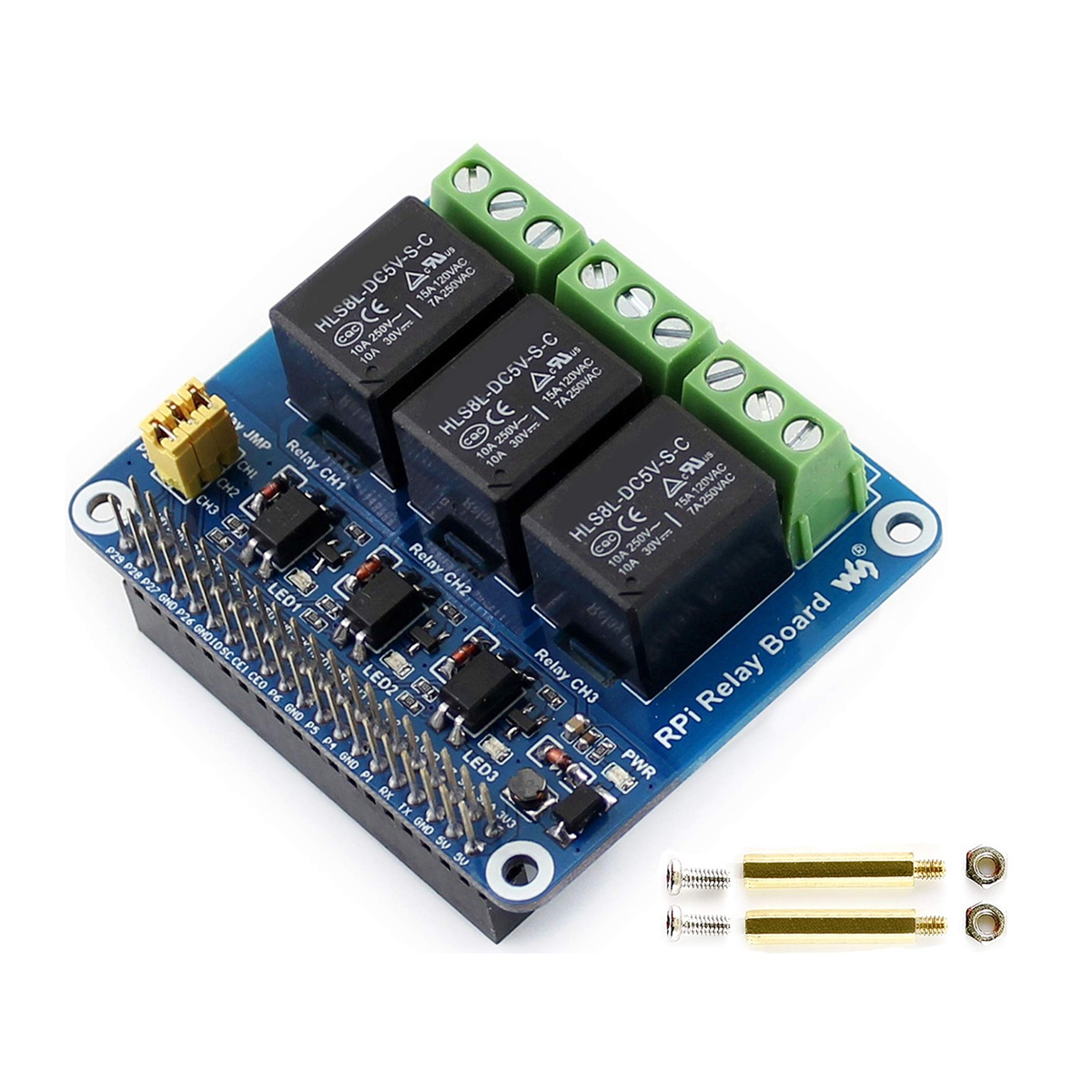 Waveshare 5V 3-Kanal-Relaismod – Pi Zero W Board Bewertung und Preis