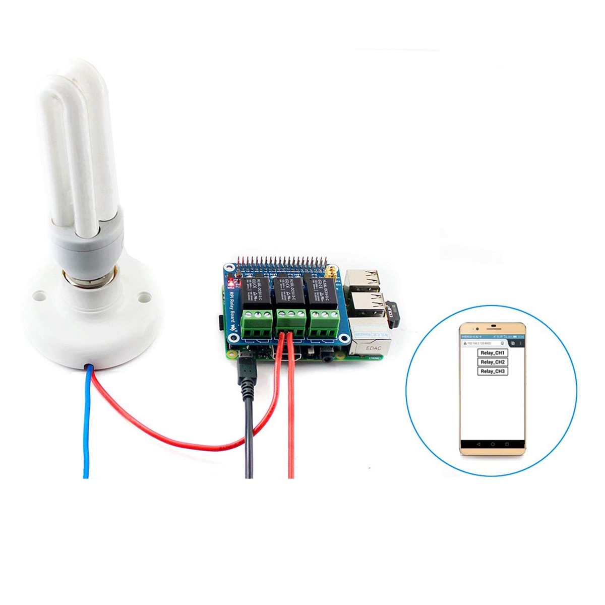 Waveshare 5V 3-Kanal-Relaismod – Pi Zero W Board Bewertung und Preis