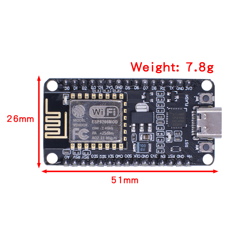Drahtloses Modul nodemcu cp210 – Esp8266 Nodemcu Board Bewertung und Preis