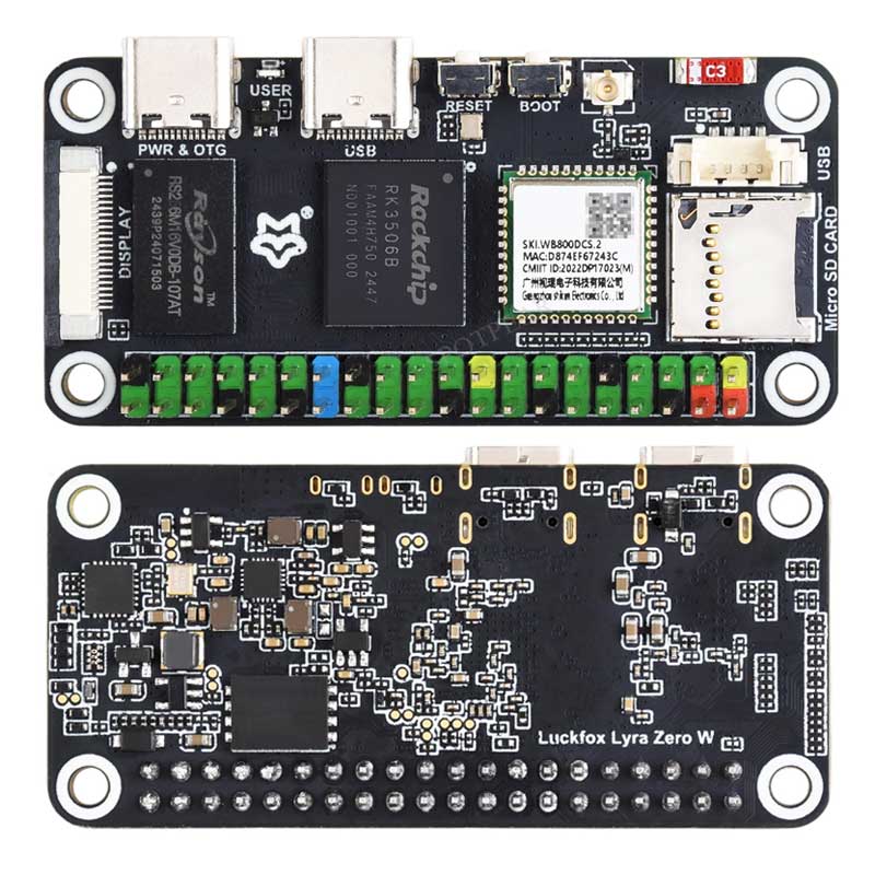 Luckfox Lyra Zero W RK3506B Ro – Pi Zero W Board Bewertung und Preis